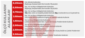 Evde 540 Titanyum İğneli Dermoroller Collagen Boosting 0.25 mm