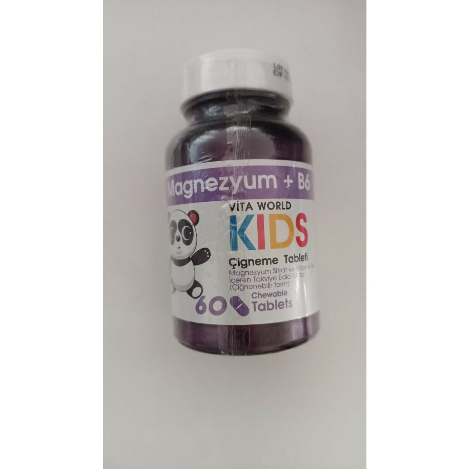 Vita World Kids Mag B6 Çiğneme 60 Tablet