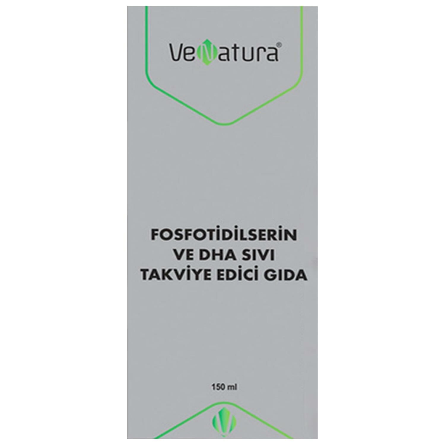 Venatura Fosfotidilserin ve DHA Sıvı Takviye Edici Gıda 150 ml