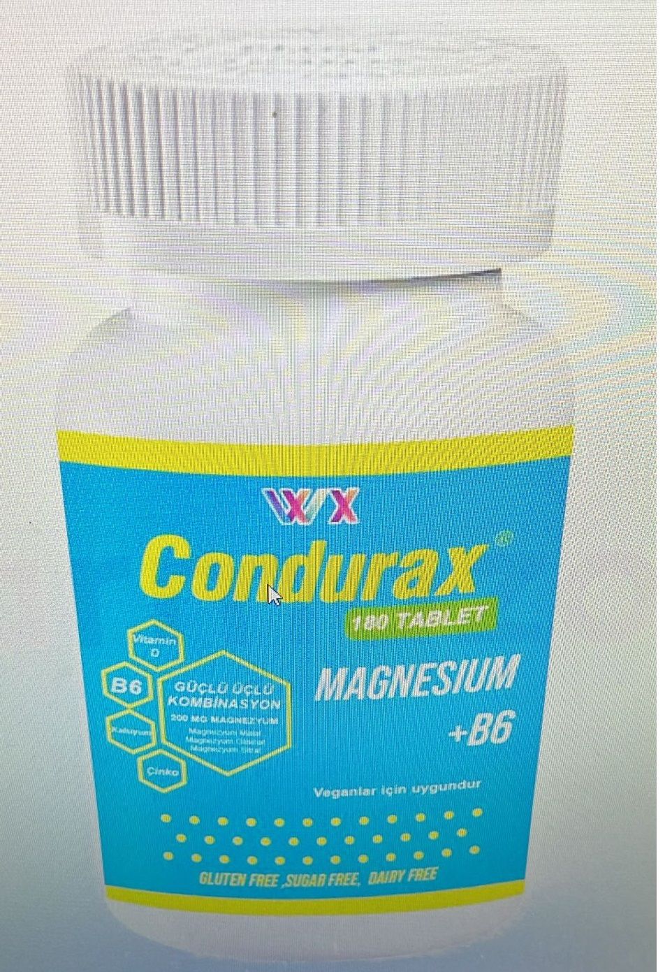 Condurax Magnesium B6 180 Tablet
