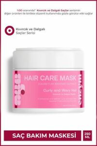 Enzym Cosmetics Kıvırcık ve Dalgalı Saçlar İçin Saç Bakım Maskesi Bukle Belirginleştirici 250 ml