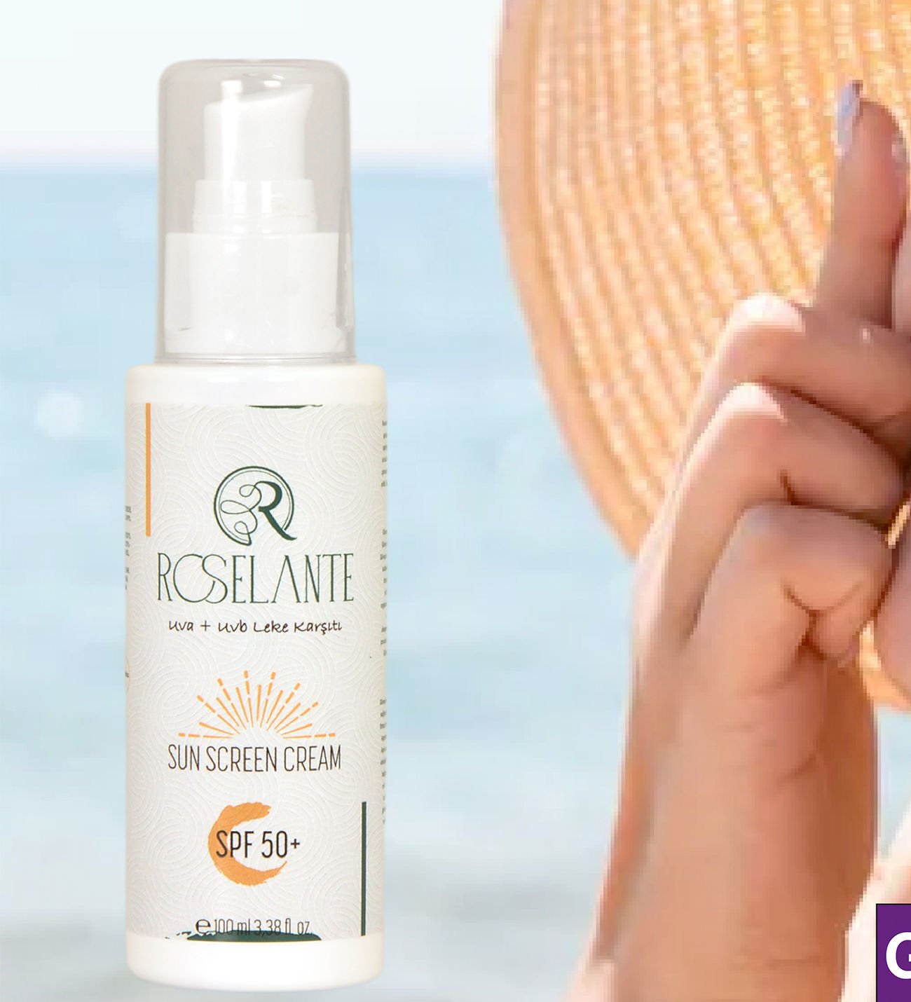 Roselante Sun Screen Güneş Kremi SPF 50+ 100 ml