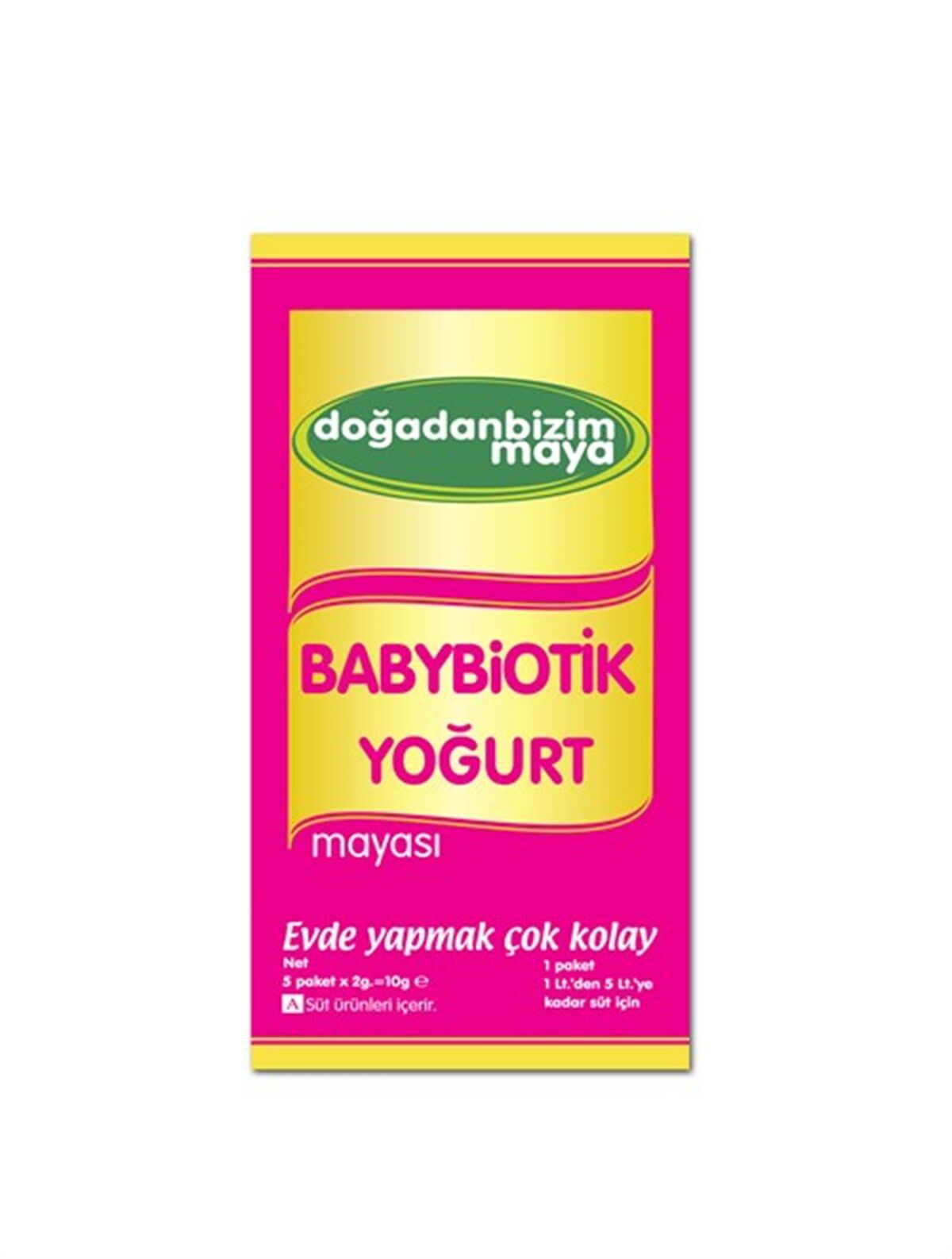 Doğadan Bizim Babybiotik & Kombiotik Yoğurt Mayası 2 gr - 5'li Paket