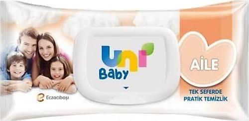 Uni Baby Kapaklı Islak Havlu 90 Yaprak - Aile Boyu