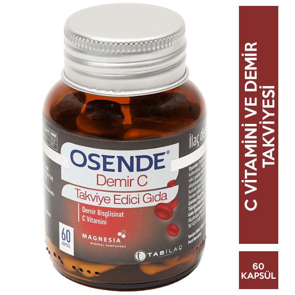 Osende Demir C 60 Kapsül - 3 Al 2 Öde