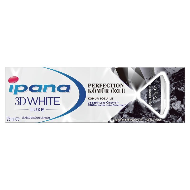 Ipana 3Dw Luxe Charcoal 75 Ml