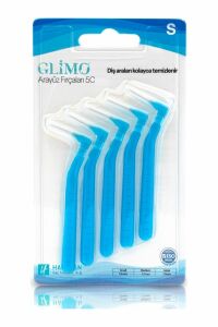 Glimo Açılı Arayüz Fırçası Medium - 5 Adet