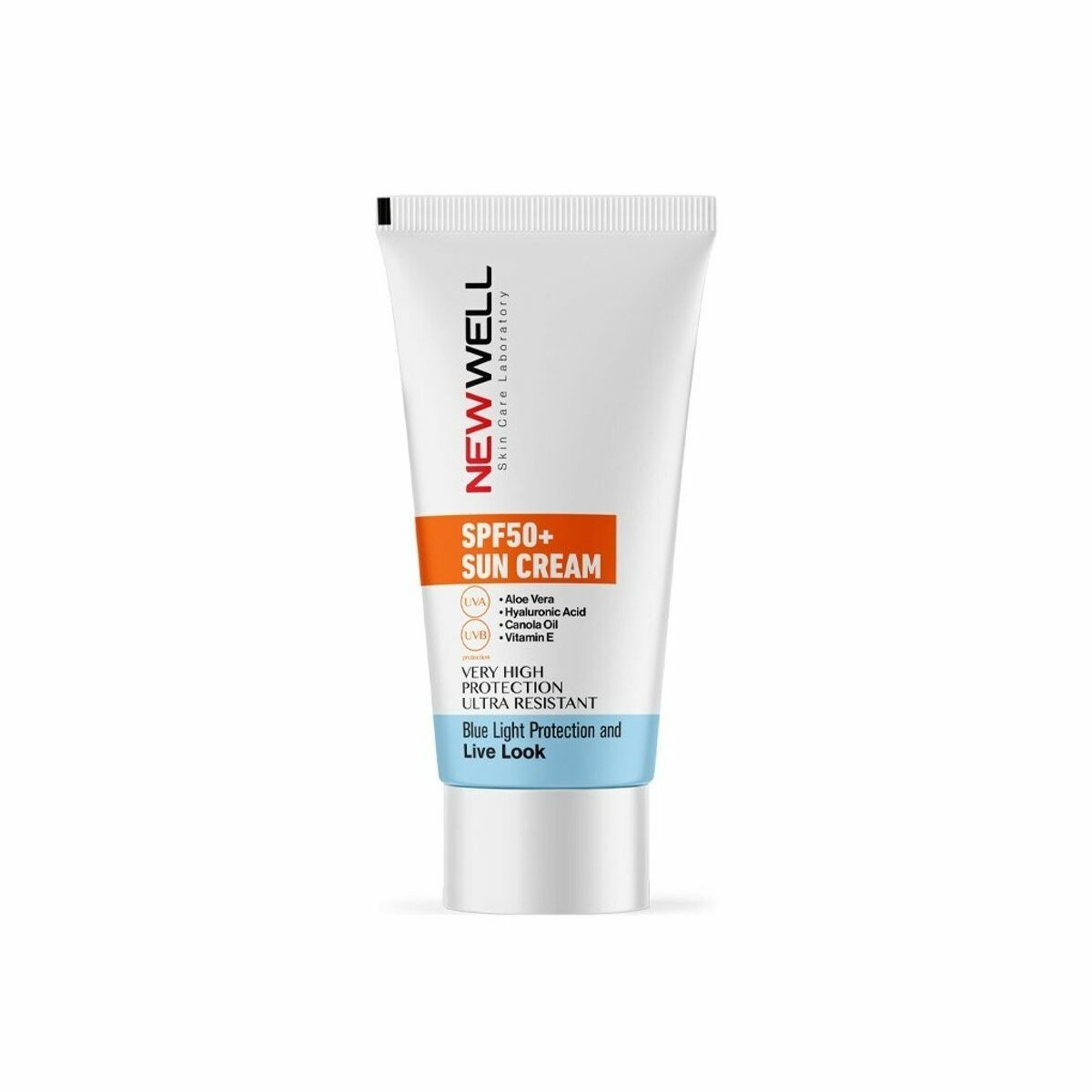 New Well SPF50+ Güneş Kremi Blue Light Protection 50 ml