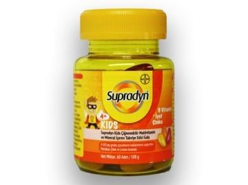 SKT:01/2024 Supradyn Kids Magic 60 Çiğneme Adet