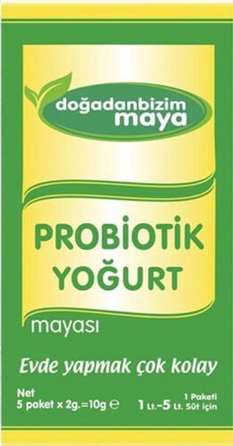 Doğadan Bizim Probiotik Yoğurt Mayası 2 gr - 5'li Paket