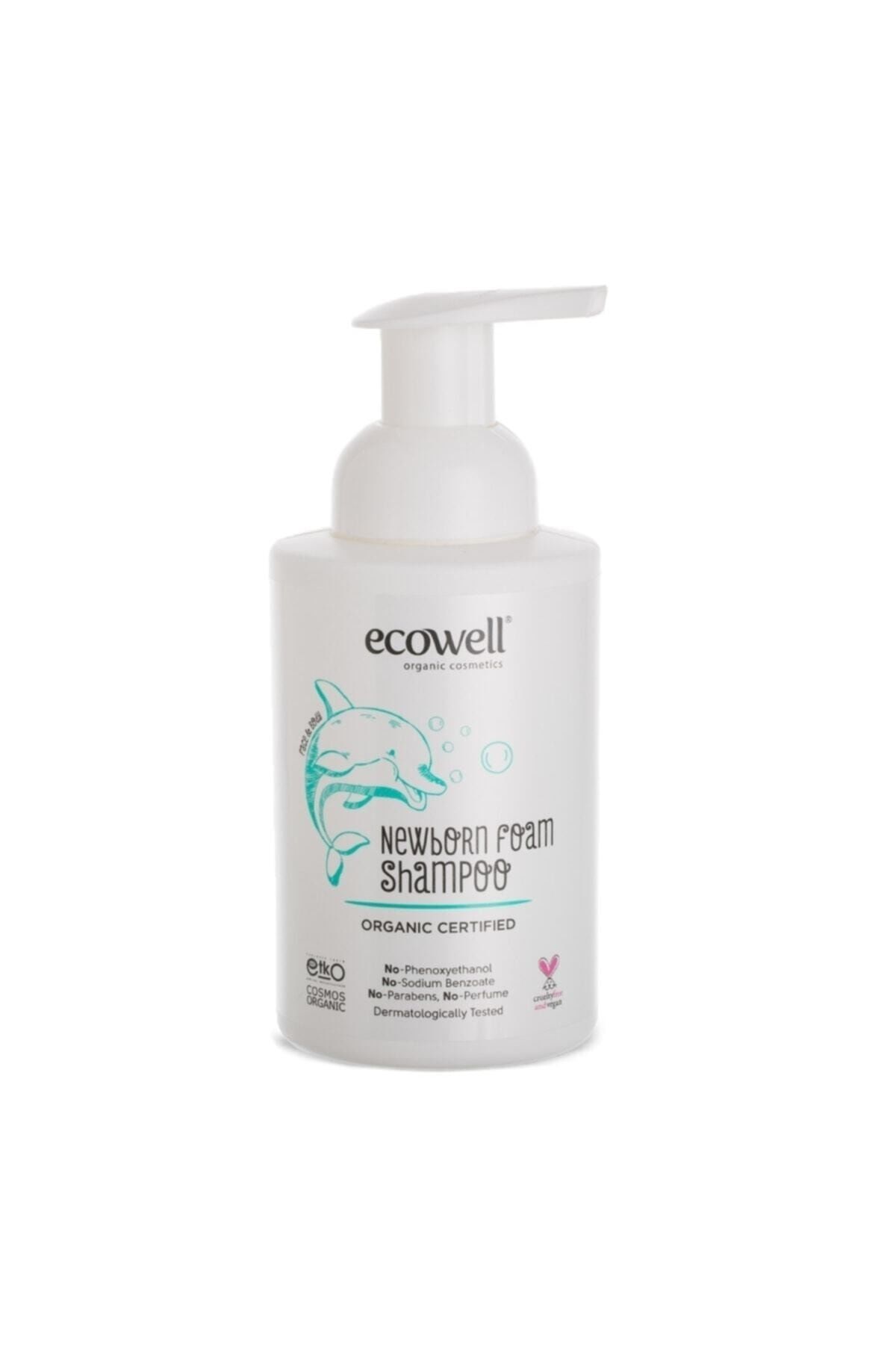 Ecowell Organik Yenidoğan Köpük Şampuan 300 ml 6 Adet
