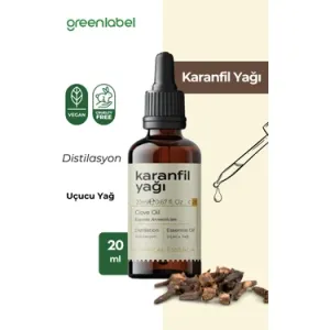 Greenlabel Karanfil Yağı %100 Doğal ve Saf 20 ml