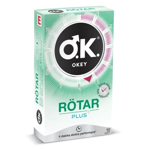PREZERVATIF OKEY ROTAR PLUS 10 LU