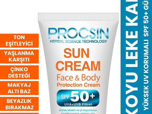 Progen Sun Yüz İçin Güneş Kremi SPF50+ 50 ml