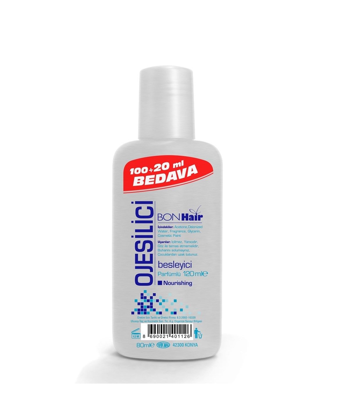 Bonhair Aseton 120 ml
