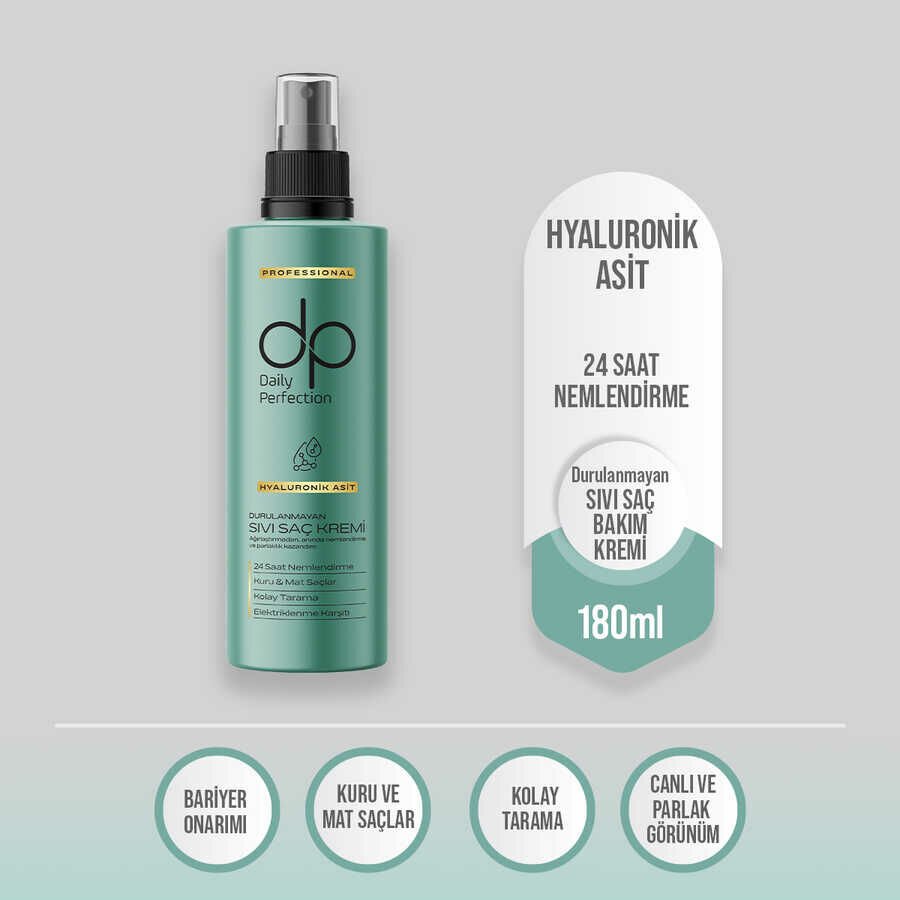 DP Daily Perfection Hyaluronik Asit Sıvı Saç Bakım Kremi 180 ml