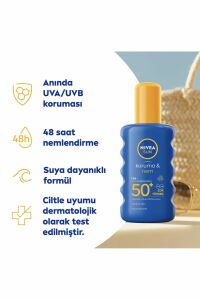 Nivea Sun Koruma ve 48 Saat Nemlendirme Güneş Kremi Sprey SPF50+ 200 ml