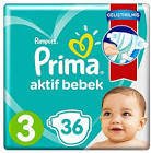 Prima Aktif Bebek Standart Paket 3 Beden 36'lı