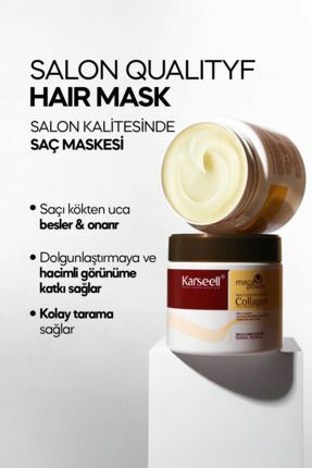 Karseell Collagen Maca Özü Onarıcı Saç Maskesi 500 ml
