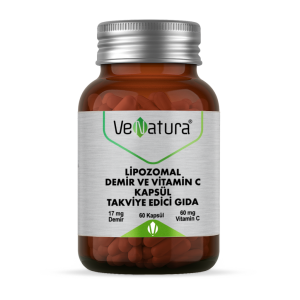 Venatura Lipozomal Demir ve Vitamin C 60 Kapsül