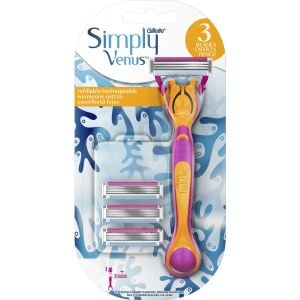 Simply Venüs-3 Tıraş Makinesi + 3 Yedek Tıraş Bıçağı