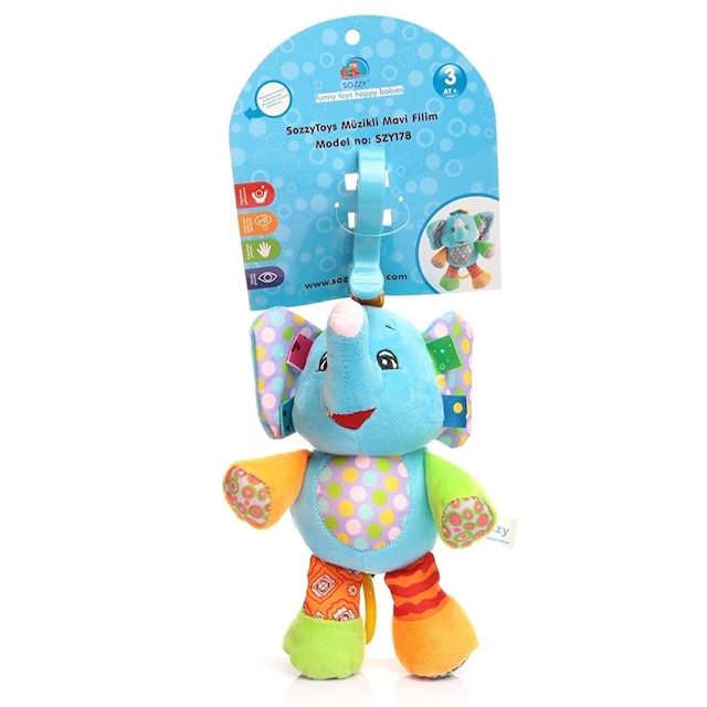 Sozzy Toys SZY178 Müzikli Mavi Fil