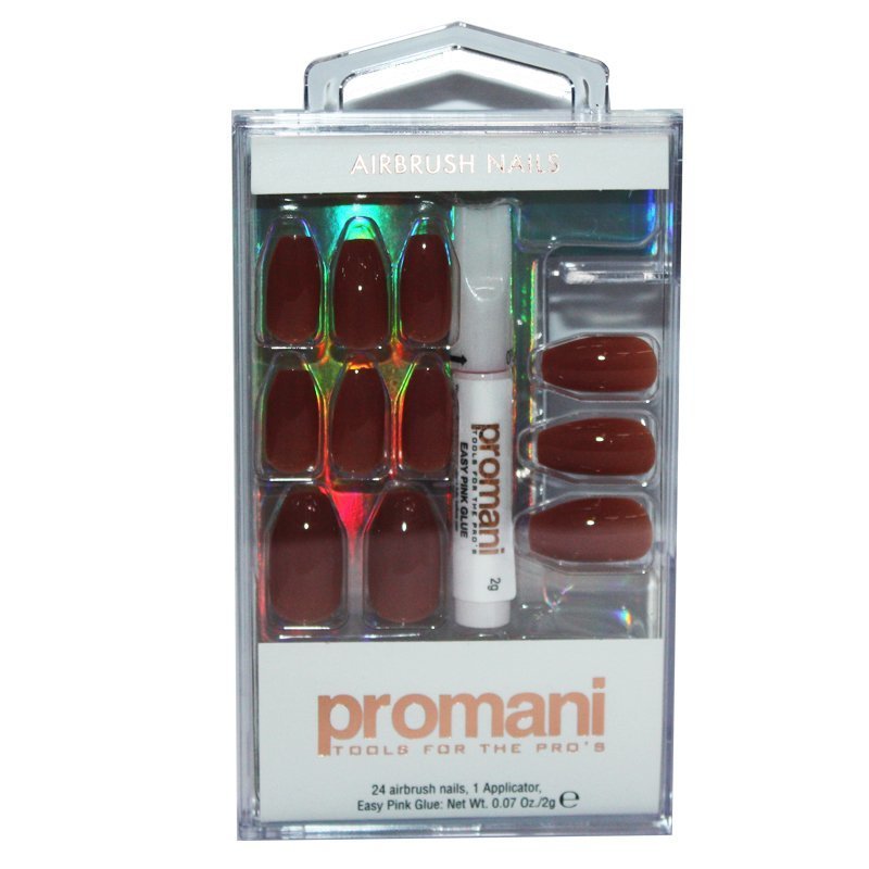 Promani Takma Tırnak Kiti Gül Kurusu