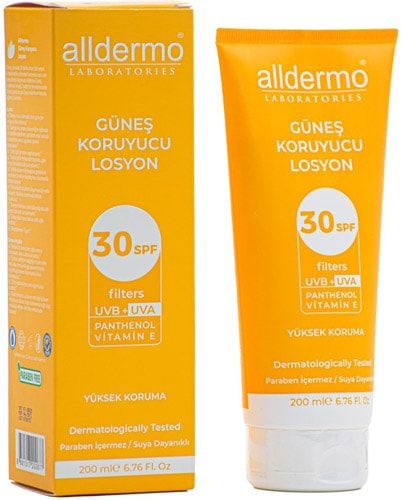 Alldermo Güneş Koruyucu Milk Sprey SPF30 200 ml