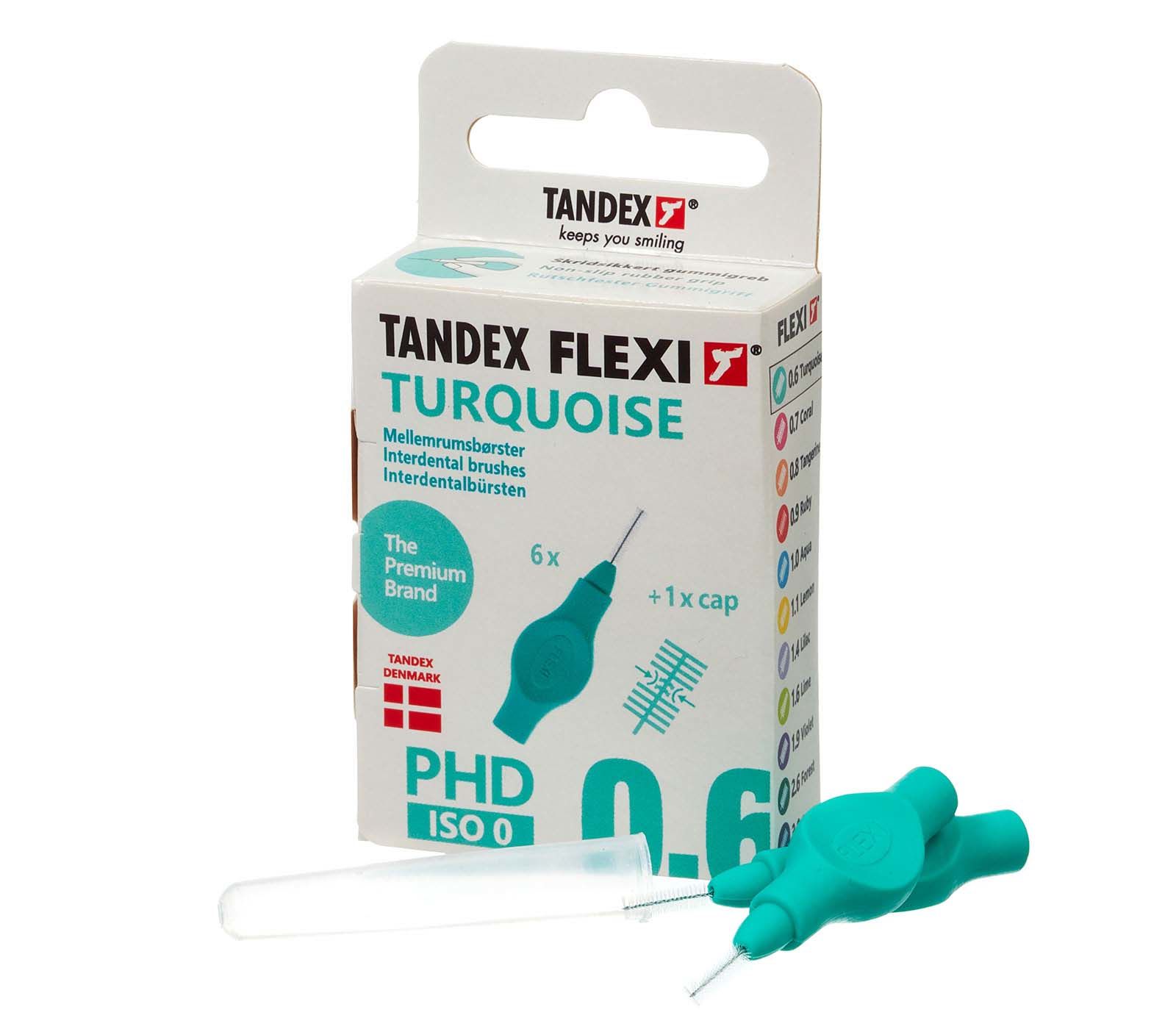Tandex Arayüz Fırçası Flexi Turquoise 0,35 mm 6'lı