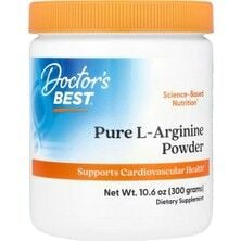 Doctor's Best Pure L-Arginine Powder 10.6 oz 300 gr - İthal