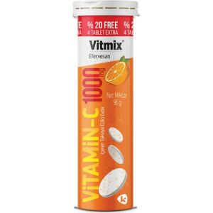 Vitmix Vitamin-C 1000 mg 24 Efervesan Tablet