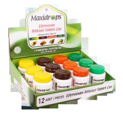 MAXIDROPS EFERVESAN  CAY STAND 12 LI