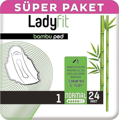 Ladyfit Bambu Ped Normal No:1 24'lü