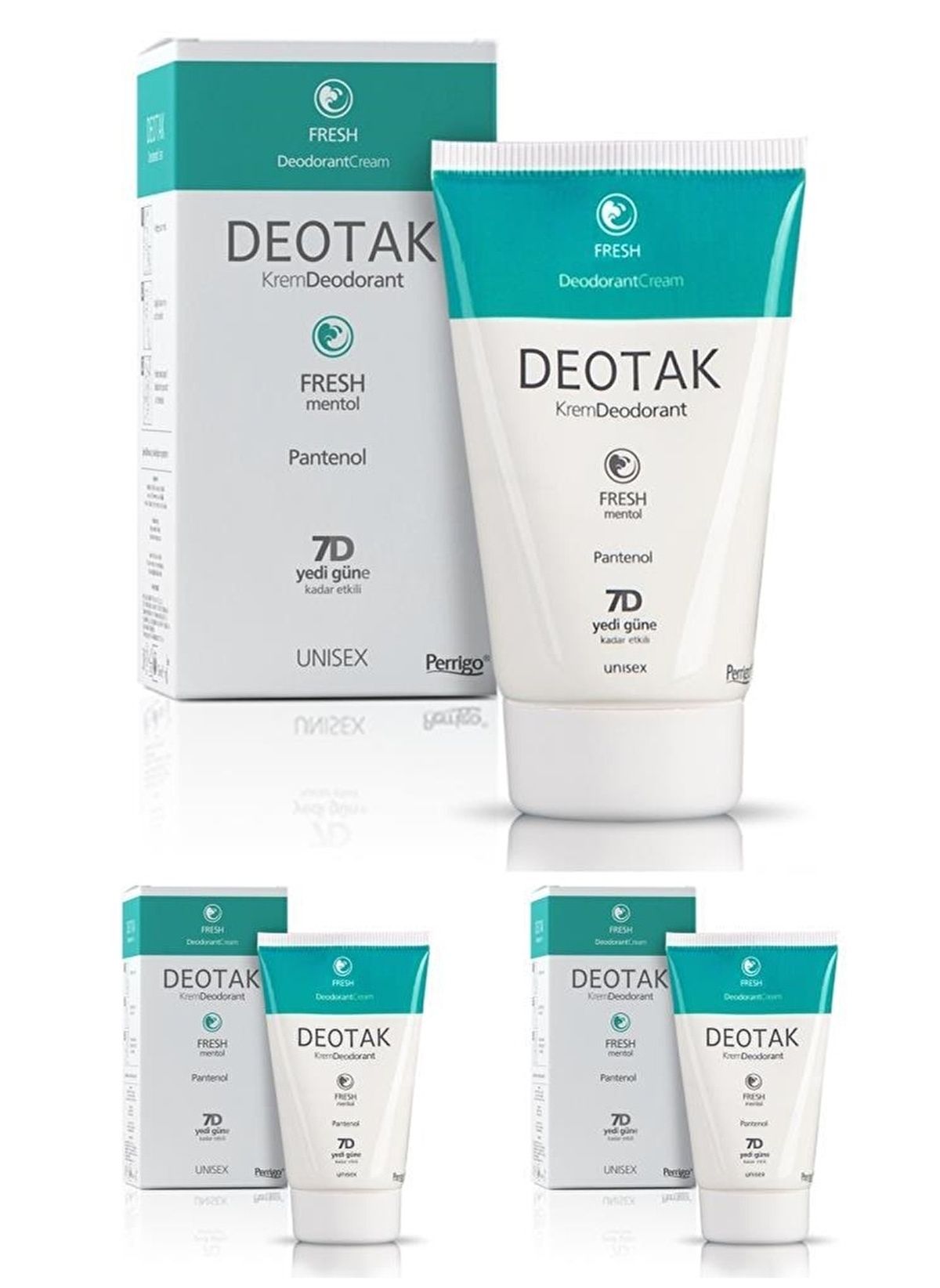 Deotak Krem Deodorant Fresh 35 ml - 3 Adet