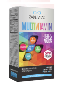 Zade Vital Multivitamin 30 Bitkisel Sert Kapsül