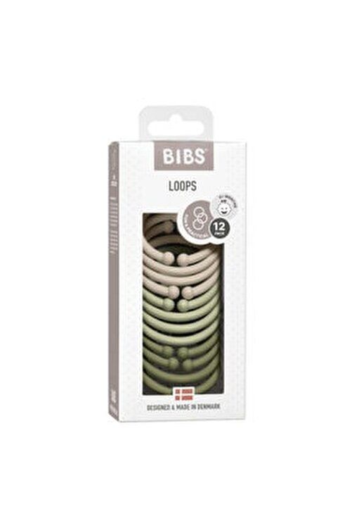 Bibs Loops Oyuncak 12'li - Vanilla / Sage / Olive