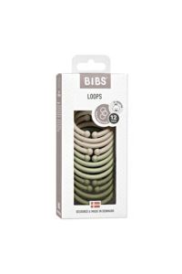 Bibs Loops Oyuncak 12'li - Vanilla / Sage / Olive