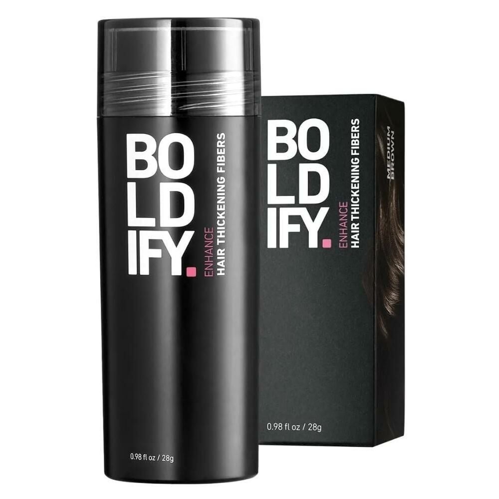 Boldify Saç Dolgunlaştırıcı Fiber Topik Tozu Orta Kahverengi 28 gr
