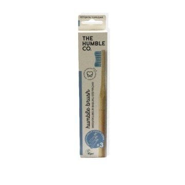 Humble Brush Bambu Diş Fırçası Değiştirilebilir Başlık Blue
