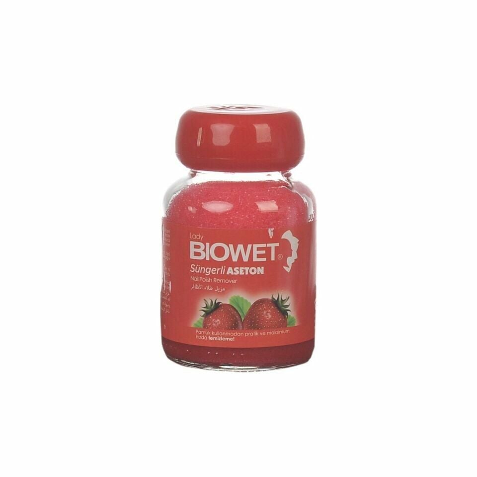 Biowet Süngerli Aseton 75 Ml Çilek