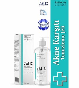 Zalix Akne ve Siyah Nokta Karşıtı Bakım Seti 3'lü - Jel 200 ml - Tonik 200 ml - Serum 30 ml