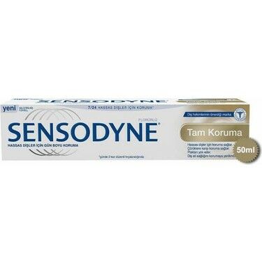 Sensodyne Diş Macunu Tam Koruma ve Beyazlatıcı 50 ml - 12 Adet