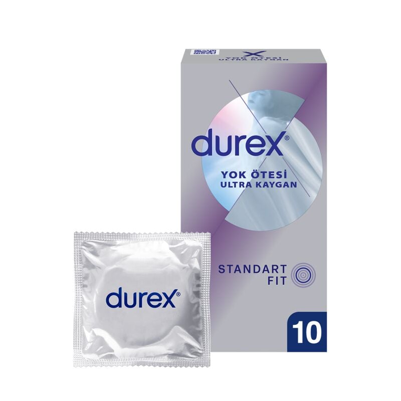 PREZERVATIF DUREX YOK OTESI ULTRA KAYGAN 10 LU