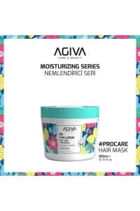 Agiva 8D Hyaluron Pro Care Niacinamid Badem Yağı İçeren Saç Maskesi 300 ml