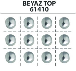 Kulak Kup Nına Gumus Top
