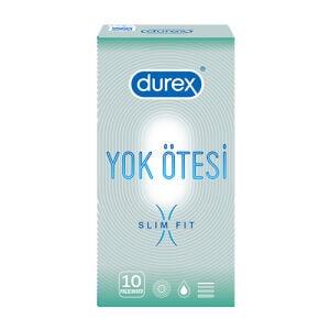 PREZERVATIF DUREX YOK OTESI SLIM FIT 10 LU