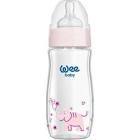 Wee 141 Cam Biberon Isı Dayanıklı Geniş 280 ml