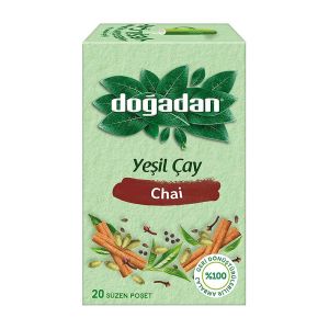 Doğadan Chai Yeşil Süzen Poşet Çay 1,75 gr 20'li