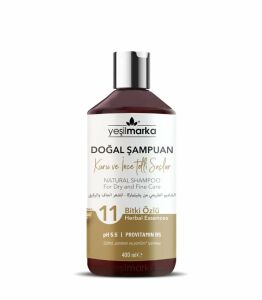 Yeşilmarka Doğal Şampuan Kuru ve İnce Telli Saçlar 400 ml