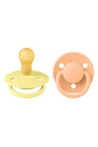 Bibs De Lux Kauçuk Emzik 0-6 Ay - Sunshine/Peach Sunset